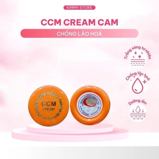 Kem CCM CREAM MÀU CAM hổ trợ dưỡng da ngăn ngừa lão hoá
