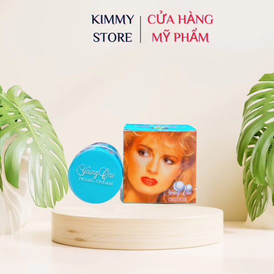 Kem dưỡng trắng da young one xù xanh