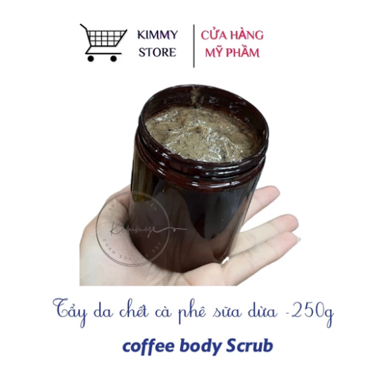Tẩy da chết cà phê nhà làm 250g