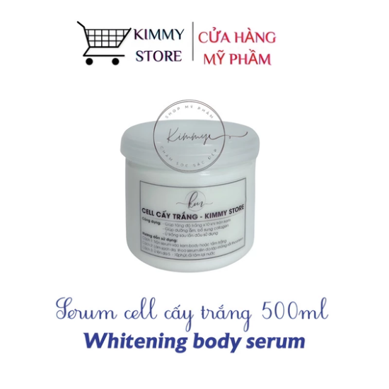 Lẻ hộp 500g cell cấy trắng sữa kích tẩy mạnh - whitening body serum