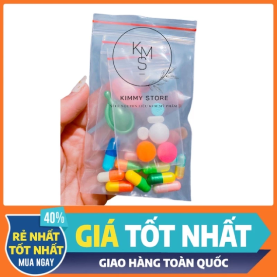 Combo set viên kích tẩy cấy trắng 20 viên và 3 ống