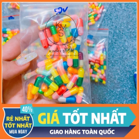 Combo 1 túi zip 100 viên cấy kích trắng