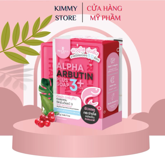 Soap xà phòng kích trắng da Alpha arbutin 3plus 80g