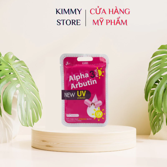 Túi 10 viên cấy trắng alpha Arbutin 3 plus UV