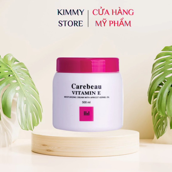 Kem dưỡng da Carebeau Vitamin E 500g hồng Thái Lan