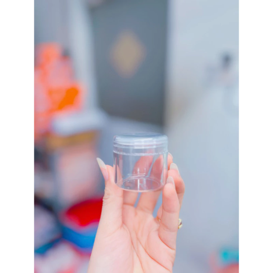 Hủ đựng kem 30g nắp đen