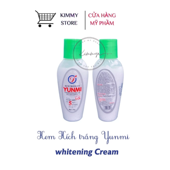 Lẻ 1 hộp 25g kích trắng yunmi hương sữa non hàng cty