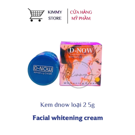 Lẻ 1 hộp 5g kem dưỡng trắng da Dnow chuẩn thái